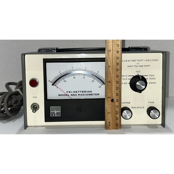 YSI Kettering Radiometer 65A Sensor Yellow Springs Instrument Powers On
